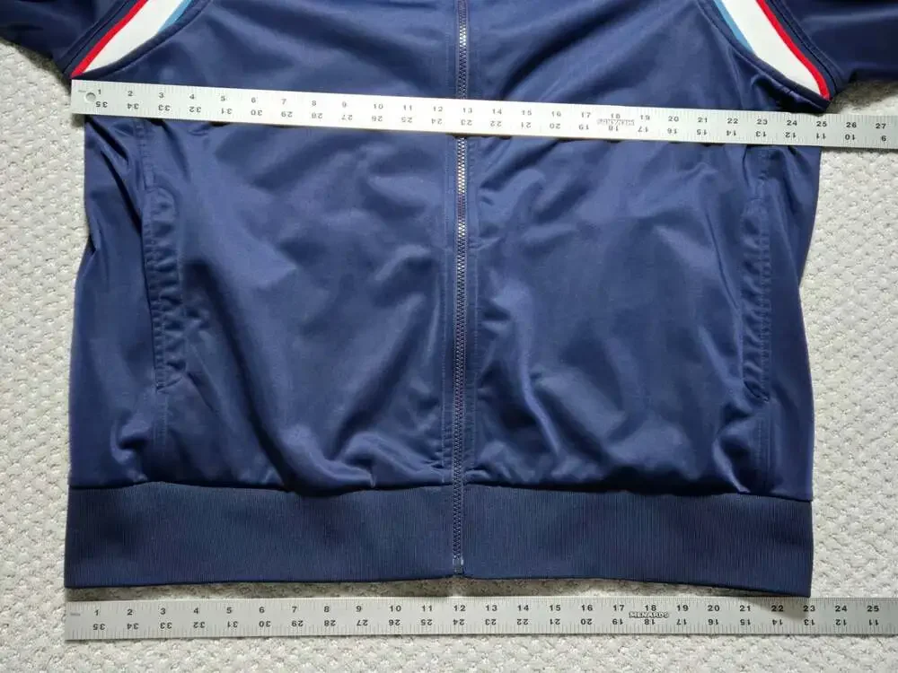 Fila Sport Navy Blue Track Jacket with Italian Shield Logo